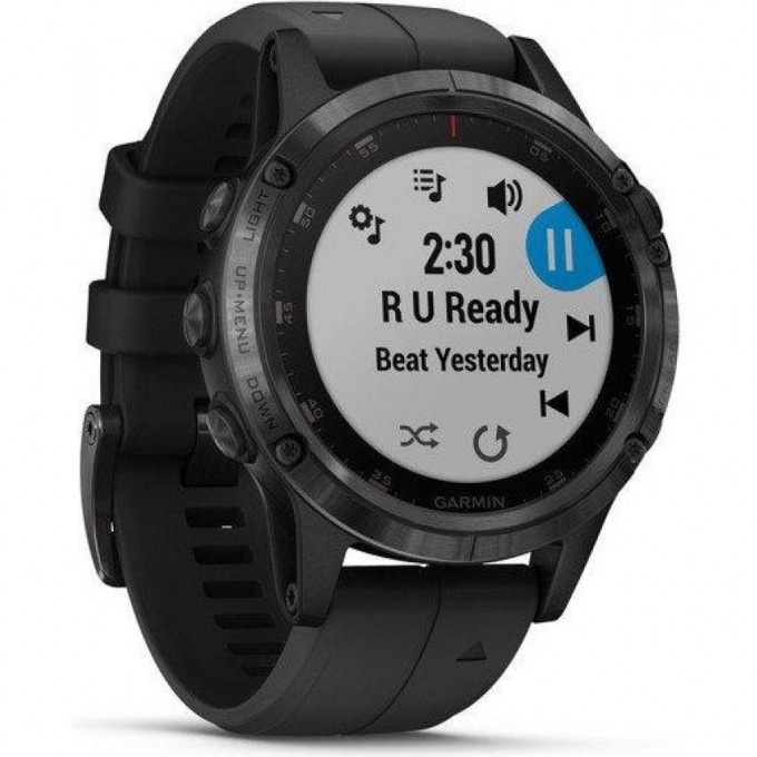 Часы GARMIN FENIX 5 Plus Sapphire черный Россия 010-01988-15