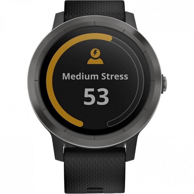 Часы GARMIN VIVOACTIVE 3 черные с черным ремешком 010-01769-12