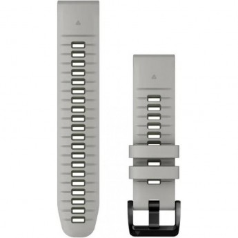 Ремешок GARMIN QUICKFIT 22 WATCH BANDS FOG GREY/MOSS SILICONE