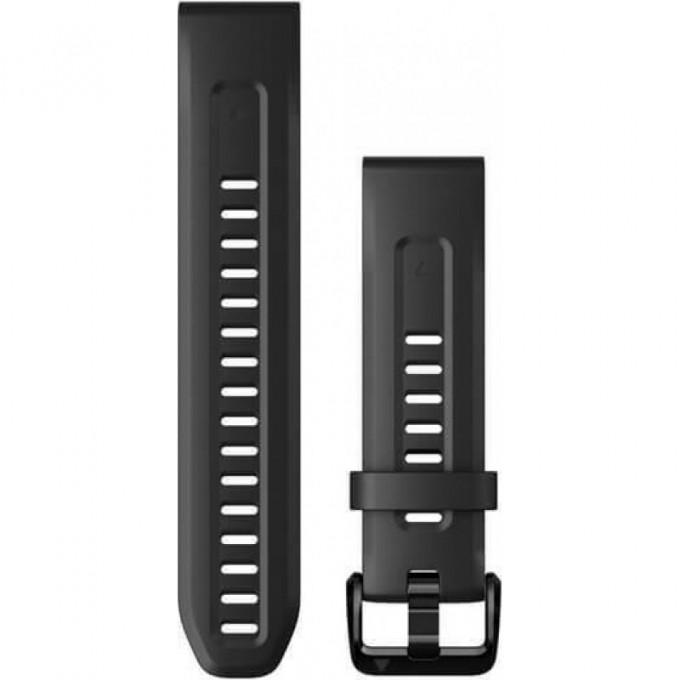 Ремешок сменный для GARMIN FENIX 6 22MM BLACK SILICONE 010-12863-00