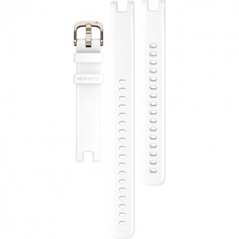 Ремешок сменный GARMIN LILY BANDS (14 MM), WHITE WITH CREAM GOLD HARDWARE Ремешок сменный GARMIN LILY BANDS (14 MM), WHITE WITH CREAM GOLD HARDWARE